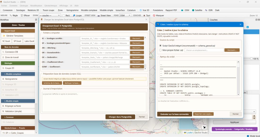 Import et géolocalisation des sondages dans GeoSol Studio